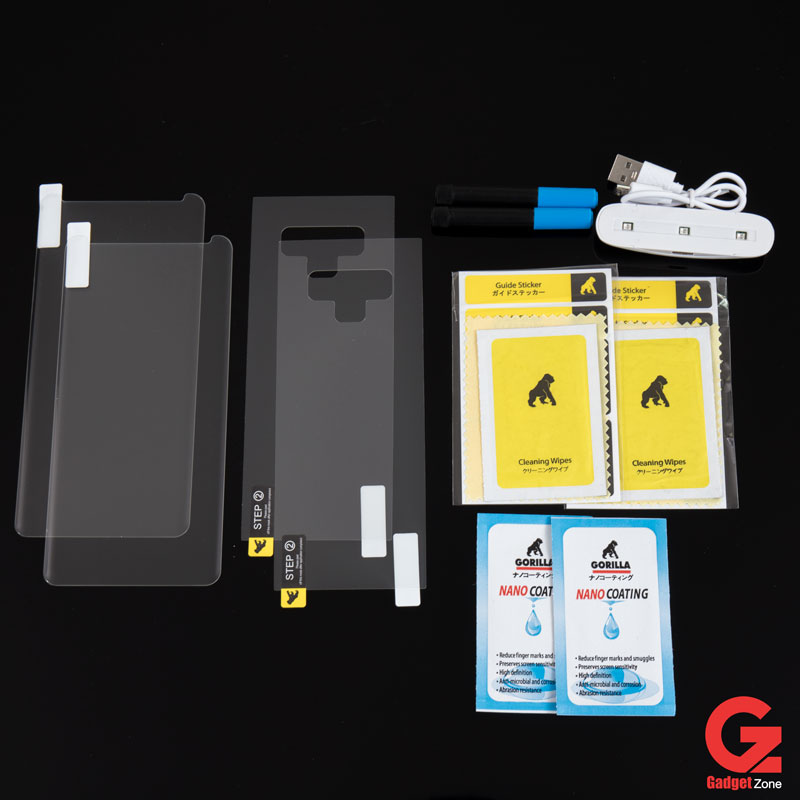 ขาย ฟิล์มกระจก Note9 Gorilla Uv Glue X2 Full Set (Samsung Note9)