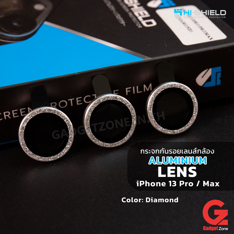ฟิล์มเลนส์กล้อง iPhone 13 hishield aluminium lens