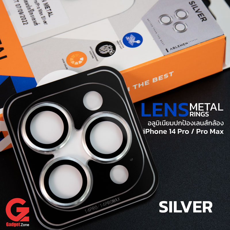 ablemen metal lens สีเงิน iPhone 14 pro