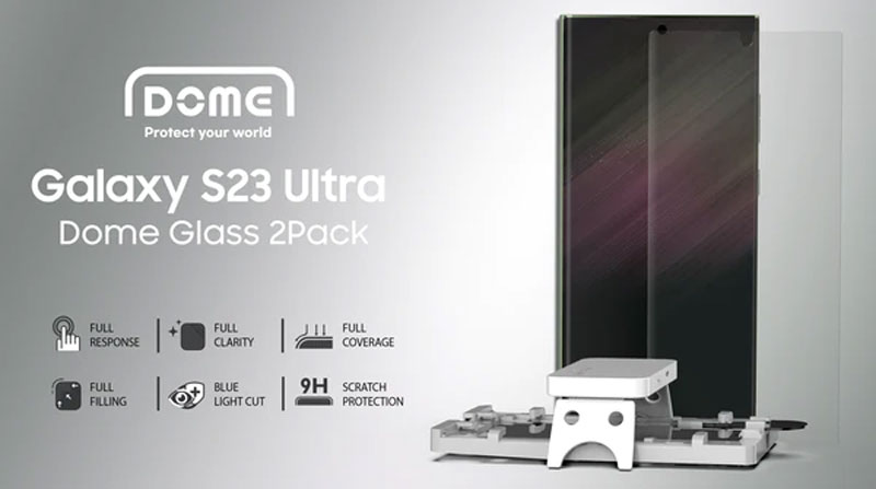 ฟิล์มกระจก Dome Glass Galaxy S23 Ultra
