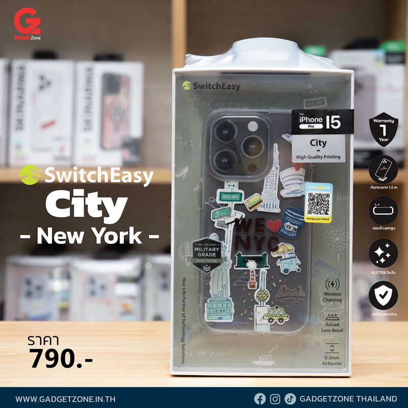 เคส Switcheasy city new york iphone 15 pro