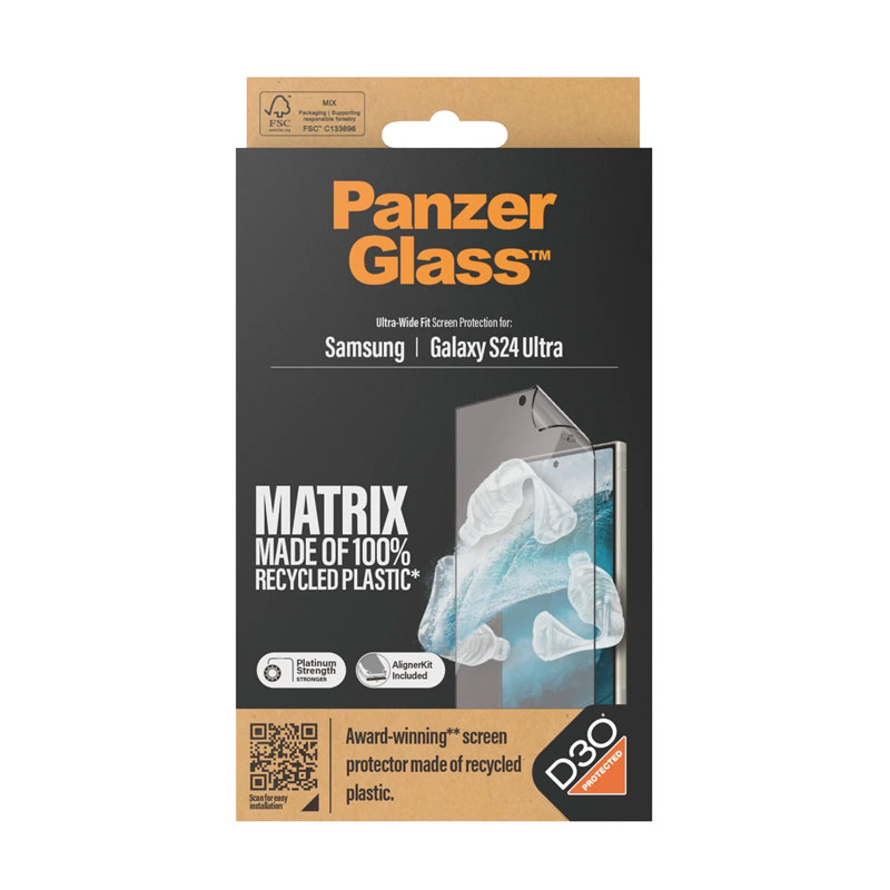 ฟิล์มกันรอย S24 ultra Panzerglass matrix D30